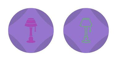 Lamp with stand Vector Icon