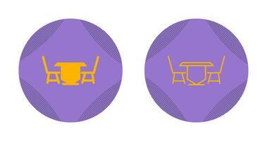 Lunch Table Vector Icon