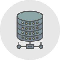 Database Vector Icon Design