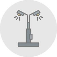 diseño de icono de vector de luz de calle