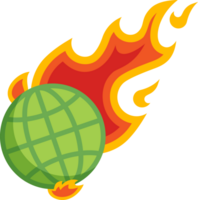 Globe fire icon. png