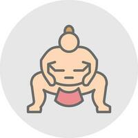Sumo Vector Icon Design