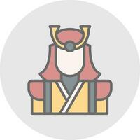 Samurai Vector Icon Design