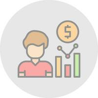 Trader Vector Icon Design
