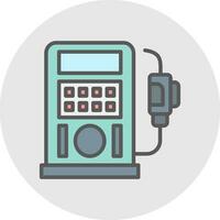 Fuel pump Vector Icon Design