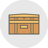 Trunk Vector Icon Design