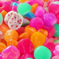 Colorful free photo jelly candy background. AI Generated