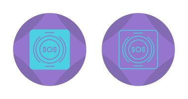 Emergency Button Vector Icon