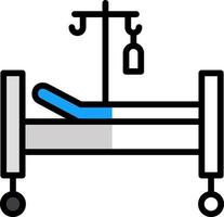 Bed Vector Icon Design