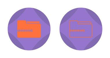 Zip File Vector Icon
