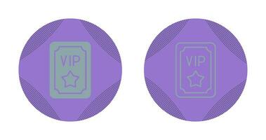 icono de vector de pase vip