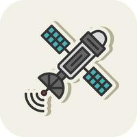Space station Vector Icon Design