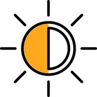 Sun Vector Icon Design