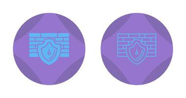 icono de vector de firewall