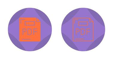 PDF Vector Icon
