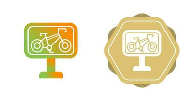 Bike Lane Vector Icon