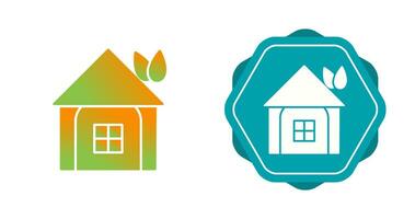 Eco friendly House Vector Icon