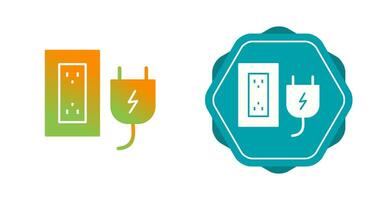 Plug and Socket Vector Icon