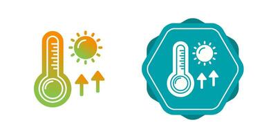 High Temperatures Vector Icon