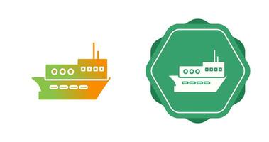 Delivery Ship Vector Icon