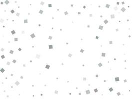 Christmas silver square confetti. Vector illustration