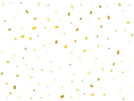 Light Golden Rectangles Confetti Background. Vector illustration