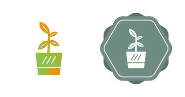 Flower Pot Vector Icon