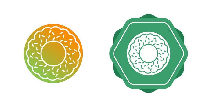 icono de vector de donut