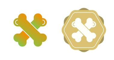 icono de vector de huesos