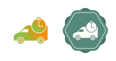 Time Based Delivery Vector Icon