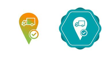 Valid Destination Vector Icon