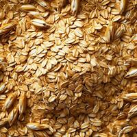 a pile of oats AI Generative photo