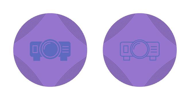 icono de vector de proyector