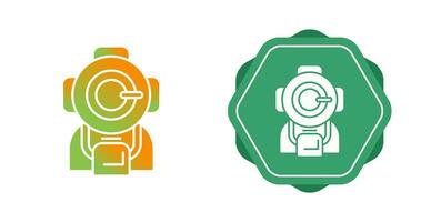 Diving Helmet Vector Icon