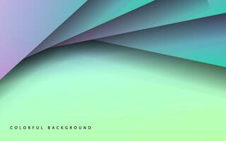 Abstract overlap papercut background vector