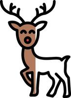 Reindeer Vector Icon Design