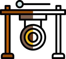 gong vector icono diseño