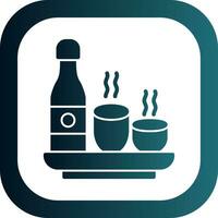 Sake Vector Icon Design