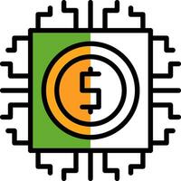 Digital currency Vector Icon Design