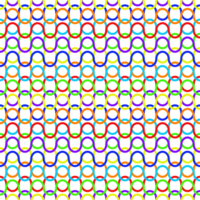 Rainbow background seamless serrated wave line fabric pattern colorful png