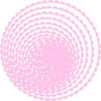 marco frontera circulo Cereza florecer sakura pétalos linda blanco rosado decoración ilustrado png