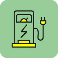 Charging Station Vector Icon Design