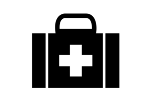 infermiera Borsa icona isolato su trasparente sfondo png file