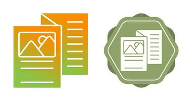 Brochure Vector Icon