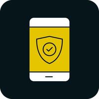 Phone Protect Vector Icon Design