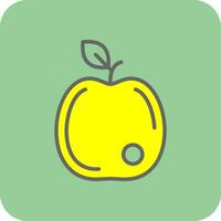 diseño de icono de vector de manzana