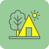 Camping Vector Icon Design