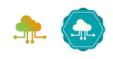 Cloud Computing Vector Icon