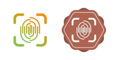 Fingerprint Vector Icon
