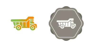 Dump Truck Vector Icon